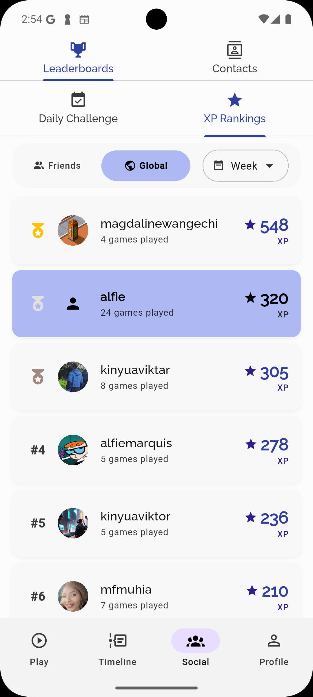 Leaderboard System